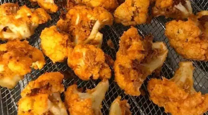 How To Make Air Fried Buffalo Cauliflower wings